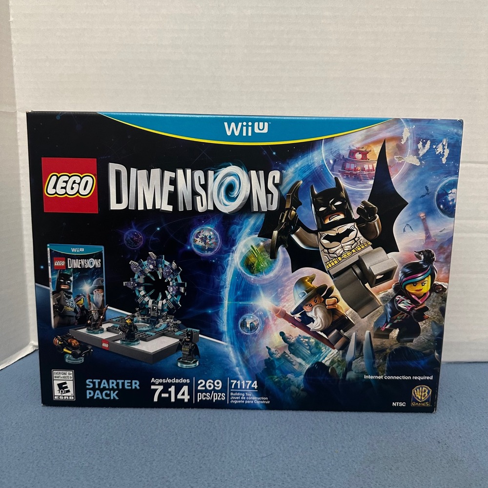 LEGO Dimensions Starter Pack Nintendo Wii U 71174 Batman Gandalf Wyldstyle NEW